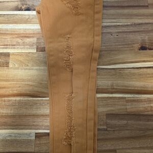 Traffic Kids Bottoms Jeans in Tan